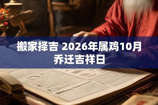 搬家择吉 2026年属鸡10月乔迁吉祥日 搬家择吉 2026年属鸡10月乔迁吉祥日