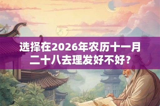 选择在2026年农历十一月二十八去理发好不好？