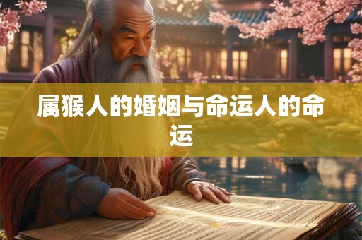 属猴人的婚姻与命运人的命运