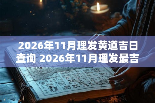 2026年11月理发黄道吉日查询 2026年11月理发最吉利的日子 2026年11月理发黄道吉日查询 2026年11月理发最吉利的日子