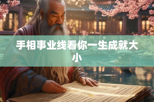 手相事业线看你一生成就大小 手相事业线看你一生成就大小