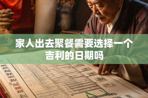 家人出去聚餐需要选择一个吉利的日期吗 家人出去聚餐需要选择一个吉利的日期吗