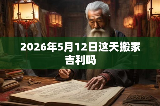 2026年5月12日这天搬家吉利吗