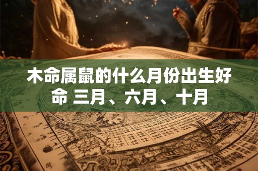 木命属鼠的什么月份出生好命 三月、六月、十月