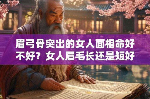 眉弓骨突出的女人面相命好不好？女人眉毛长还是短好？