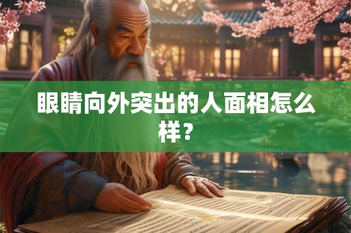 眼睛向外突出的人面相怎么样？