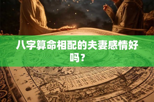 八字算命相配的夫妻感情好吗？