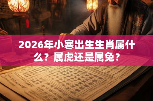 2026年小寒出生生肖属什么?属虎还是属兔? 2026年小寒出生生肖属什么?属虎还是属兔?