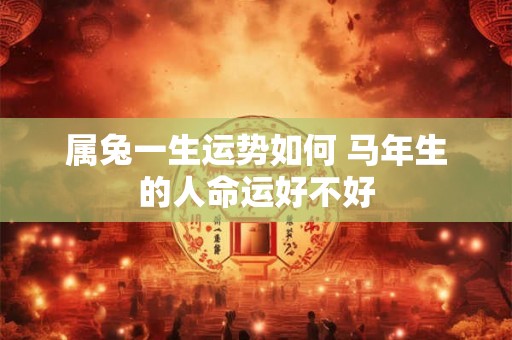 属兔一生运势如何 马年生的人命运好不好