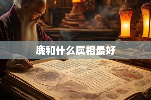 鹿和什么属相最好