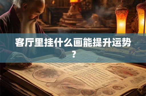 客厅里挂什么画能提升运势？