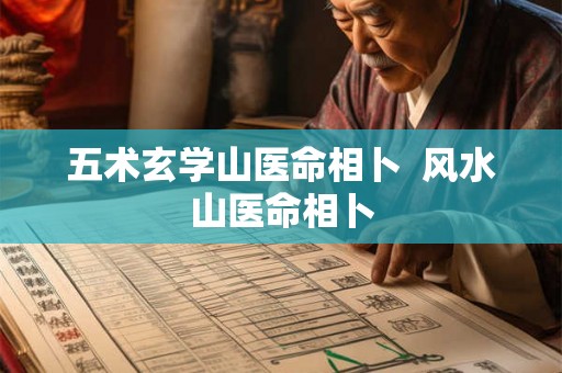 五术玄学山医命相卜  风水山医命相卜