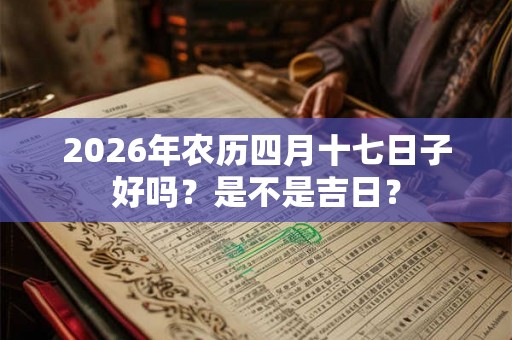 2026年农历四月十七日子好吗？是不是吉日？