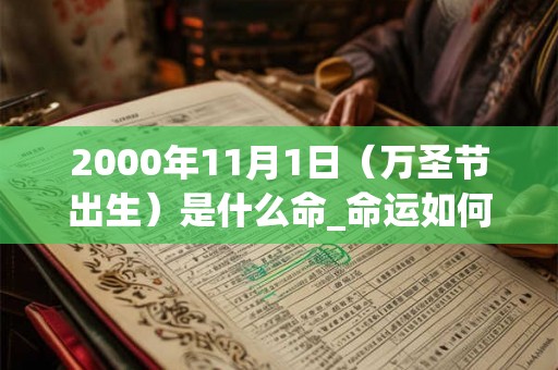 2000年11月1日（万圣节出生）是什么命_命运如何