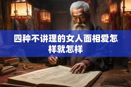 四种不讲理的女人面相爱怎样就怎样