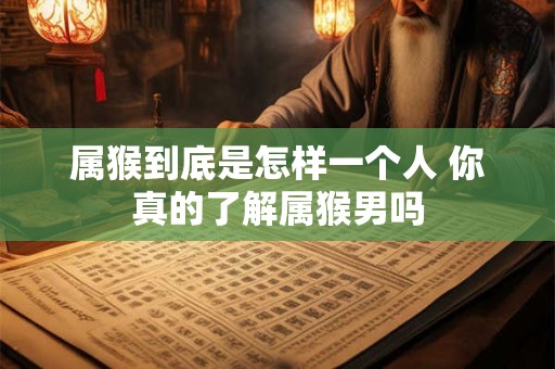 属猴到底是怎样一个人 你真的了解属猴男吗