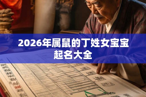 2026年属鼠的丁姓女宝宝起名大全 2026年属鼠的丁姓女宝宝起名大全