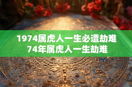 1974属虎人一生必遭劫难 74年属虎人一生劫难 1974属虎人一生必遭劫难 74年属虎人一生劫难