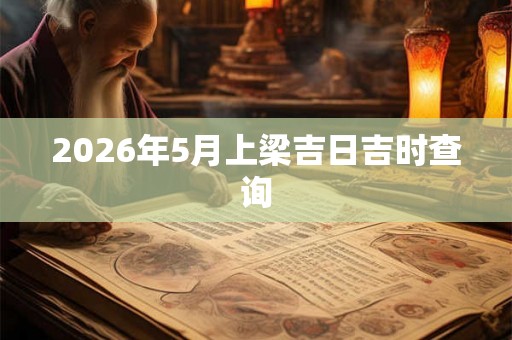 2026年5月上梁吉日吉时查询 2026年5月上梁吉日吉时查询