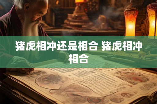 猪虎相冲还是相合 猪虎相冲相合