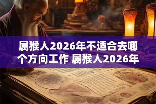 属猴人2026年不适合去哪个方向工作 属猴人2026年工作注意事项