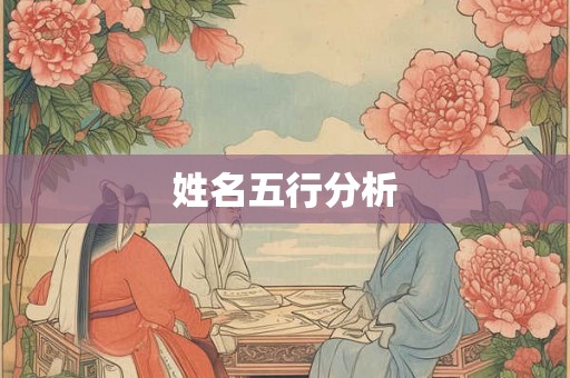 姓名五行分析
