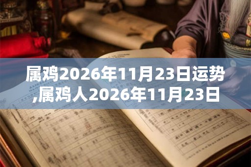 属鸡2026年11月23日运势,属鸡人2026年11月23日财运,生肖鸡2026年11月23日运势