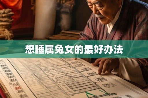 想睡属兔女的最好办法 想睡属兔女的最好办法