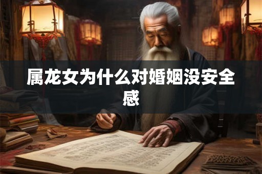 属龙女为什么对婚姻没安全感