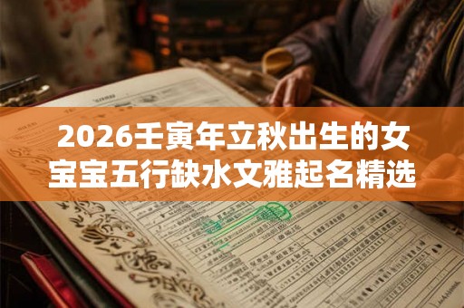 2026壬寅年立秋出生的女宝宝五行缺水文雅起名精选 2026壬寅年立秋出生的女宝宝五行缺水文雅起名精选