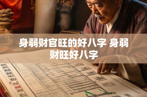 身弱财官旺的好八字 身弱财旺好八字 身弱财官旺的好八字 身弱财旺好八字