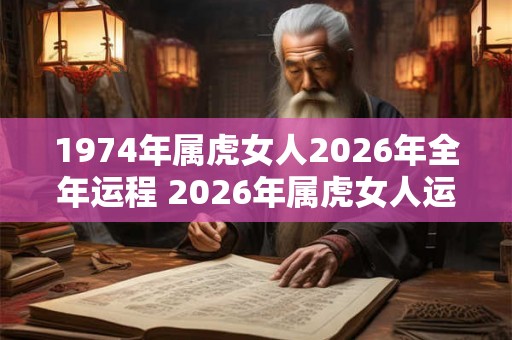 1974年属虎女人2026年全年运程 2026年属虎女人运势如何 1974年属虎女人2026年全年运程 2026年属虎女人运势如何