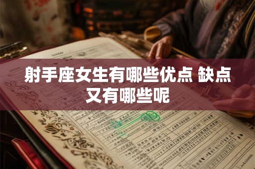 射手座女生有哪些优点 缺点又有哪些呢