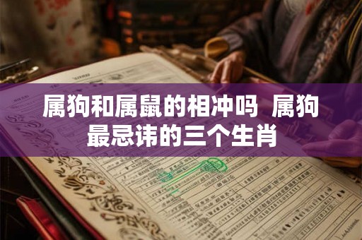 属狗和属鼠的相冲吗 属狗最忌讳的三个生肖 属狗和属鼠的相冲吗 属狗最忌讳的三个生肖