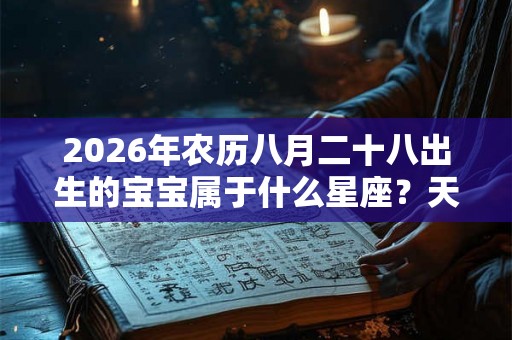 2026年农历八月二十八出生的宝宝属于什么星座？天秤座的优缺点