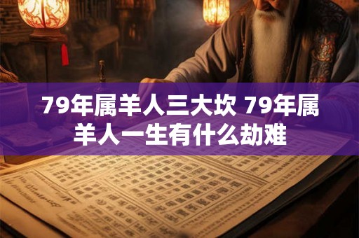 79年属羊人三大坎 79年属羊人一生有什么劫难