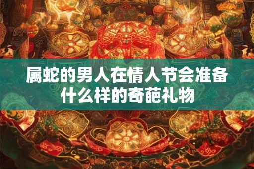 属蛇的男人在情人节会准备什么样的奇葩礼物