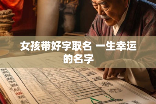女孩带好字取名 一生幸运的名字