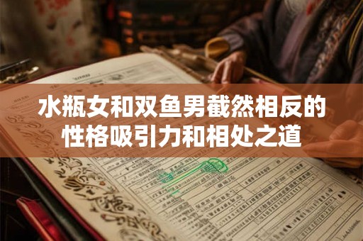 水瓶女和双鱼男截然相反的性格吸引力和相处之道