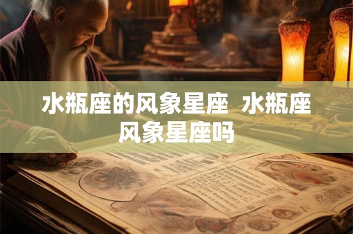 水瓶座的风象星座  水瓶座风象星座吗