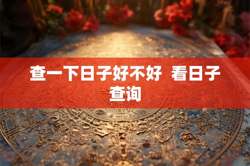 查一下日子好不好  看日子查询