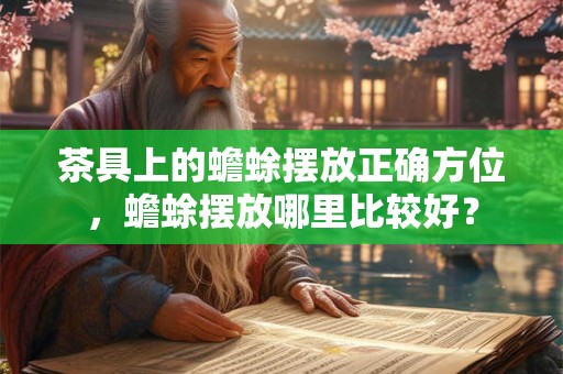 茶具上的蟾蜍摆放正确方位，蟾蜍摆放哪里比较好？