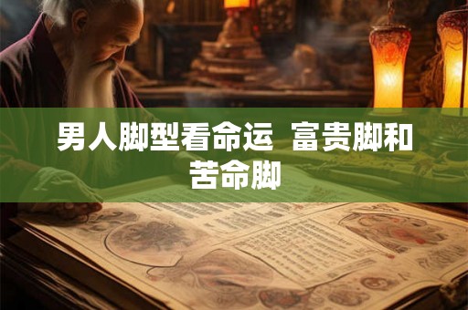 男人脚型看命运 富贵脚和苦命脚 男人脚型看命运 富贵脚和苦命脚