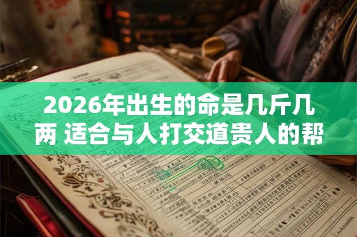 2026年出生的命是几斤几两 适合与人打交道贵人的帮助多 2026年出生的命是几斤几两 适合与人打交道贵人的帮助多