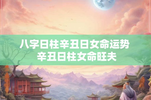 八字日柱辛丑日女命运势 辛丑日柱女命旺夫 八字日柱辛丑日女命运势 辛丑日柱女命旺夫