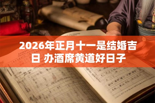 2026年正月十一是结婚吉日 办酒席黄道好日子 2026年正月十一是结婚吉日 办酒席黄道好日子