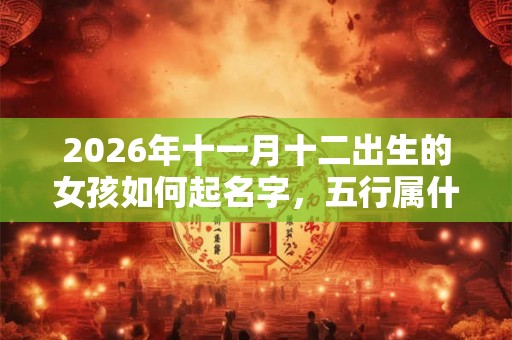 2026年十一月十二出生的女孩如何起名字，五行属什么