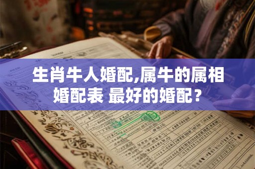 生肖牛人婚配,属牛的属相婚配表 最好的婚配？