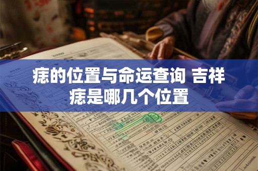 痣的位置与命运查询 吉祥痣是哪几个位置 痣的位置与命运查询 吉祥痣是哪几个位置
