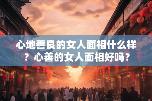 心地善良的女人面相什么样？心善的女人面相好吗？